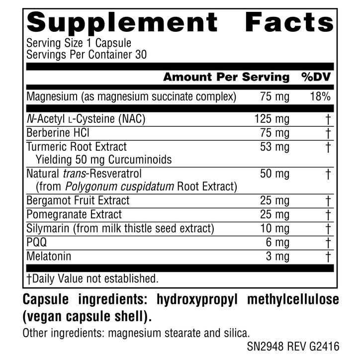 Nutrition facts image