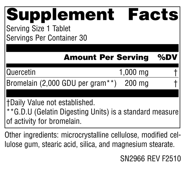 Nutrition facts image