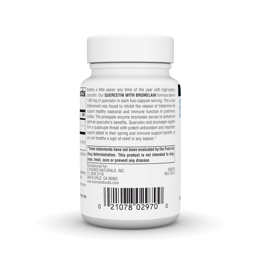 Quercetin with Bromelain