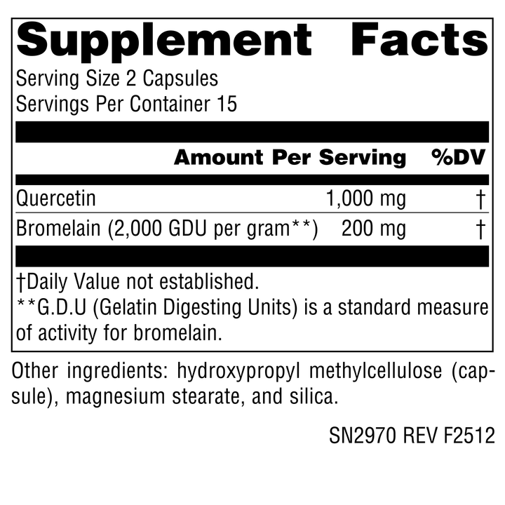 Nutrition facts image