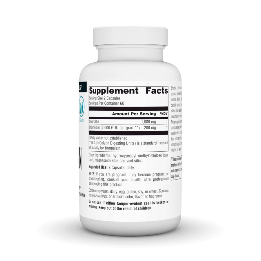 Quercetin with Bromelain